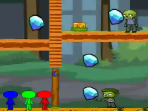 StickMan Bros Vs Zombies — безкоштовна онлайн гра