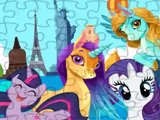 Unicorns Travel The World Puzzle — безкоштовна онлайн гра