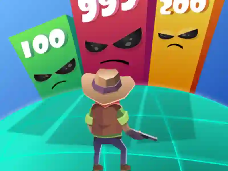 Shoot Block Rush 3D — безкоштовна онлайн гра