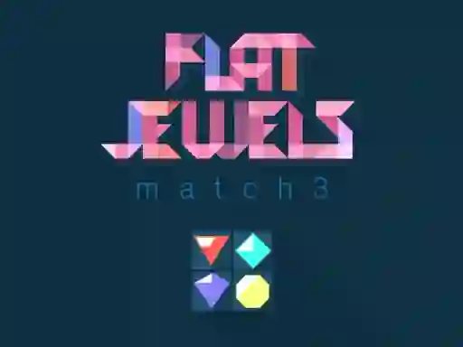 Flat jewels match 3 — безкоштовна онлайн гра