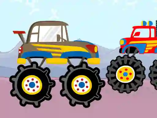Fun Monster Trucks Jigsaw — безкоштовна онлайн гра