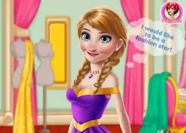 Ice Princess Modeling Carrer — безкоштовна онлайн гра