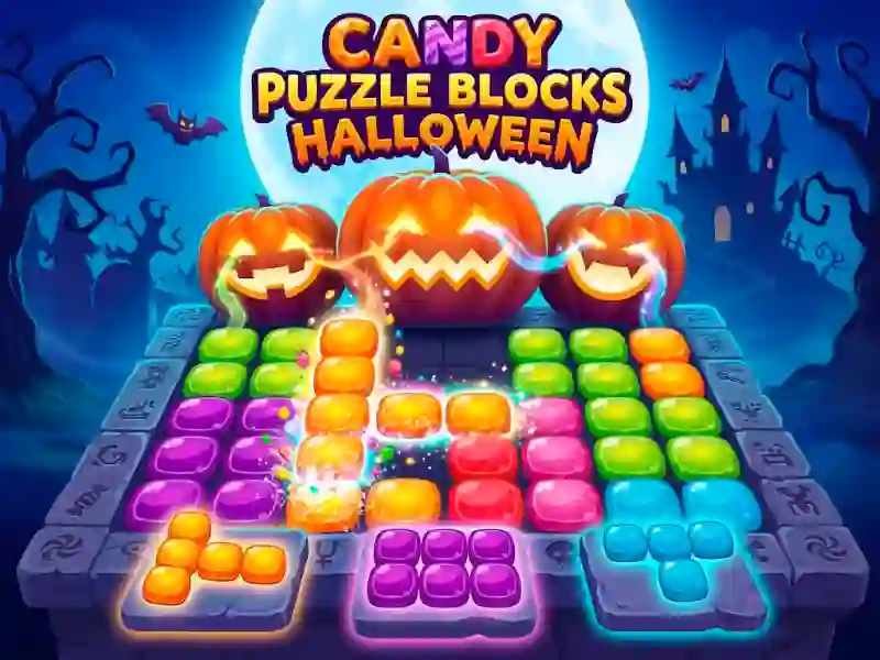 Candy Puzzle Blocks Halloween — безкоштовна онлайн гра