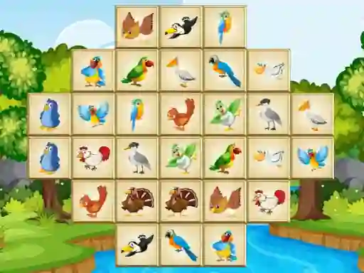 Birds Mahjong Deluxe — безкоштовна онлайн гра
