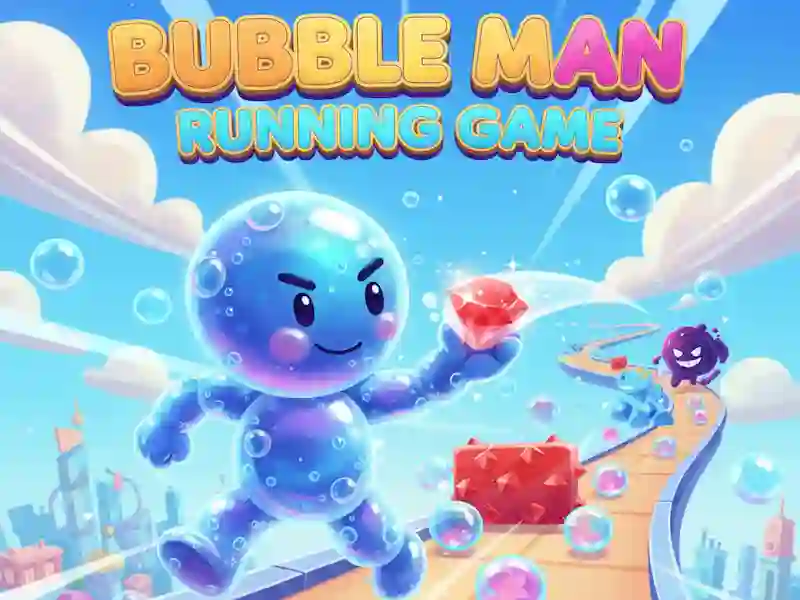 Bubble Man Running Game — безкоштовна онлайн гра