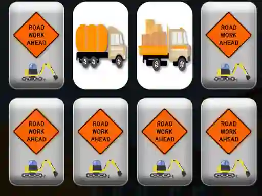 Work Trucks Memory — безкоштовна онлайн гра