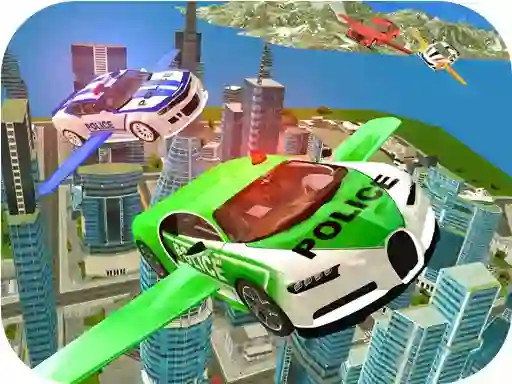 Flying Police Car Simulator — безкоштовна онлайн гра