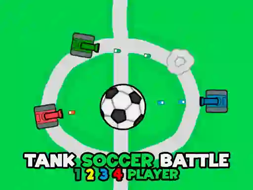 Tank Soccer Battle 1 2 3 4 Player — безкоштовна онлайн гра