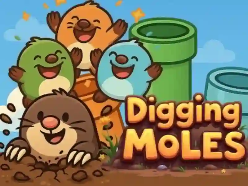 Digging Moles — безкоштовна онлайн гра