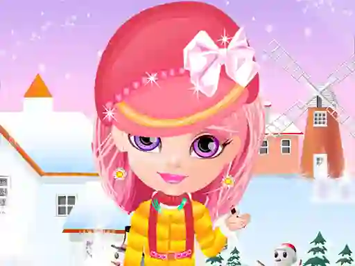 Baby Halen Winter Dress Up — безкоштовна онлайн гра