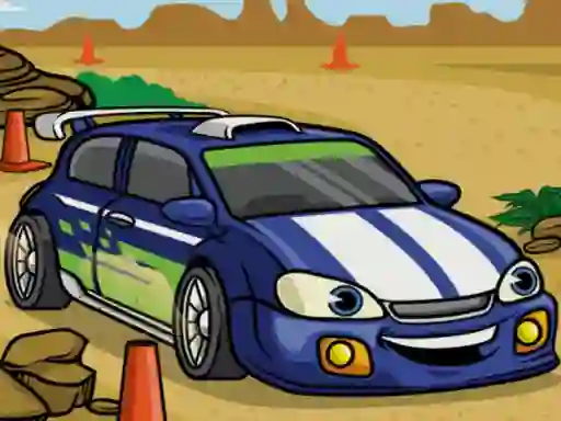 Racing Cartoons Jigsaw — безкоштовна онлайн гра