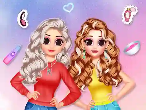Besties Makeover Salon — безкоштовна онлайн гра