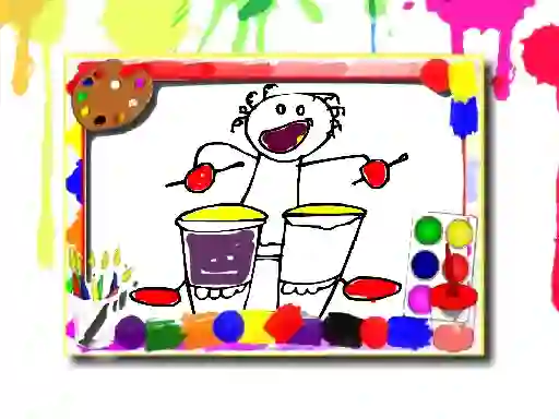 Music Coloring Book — безкоштовна онлайн гра