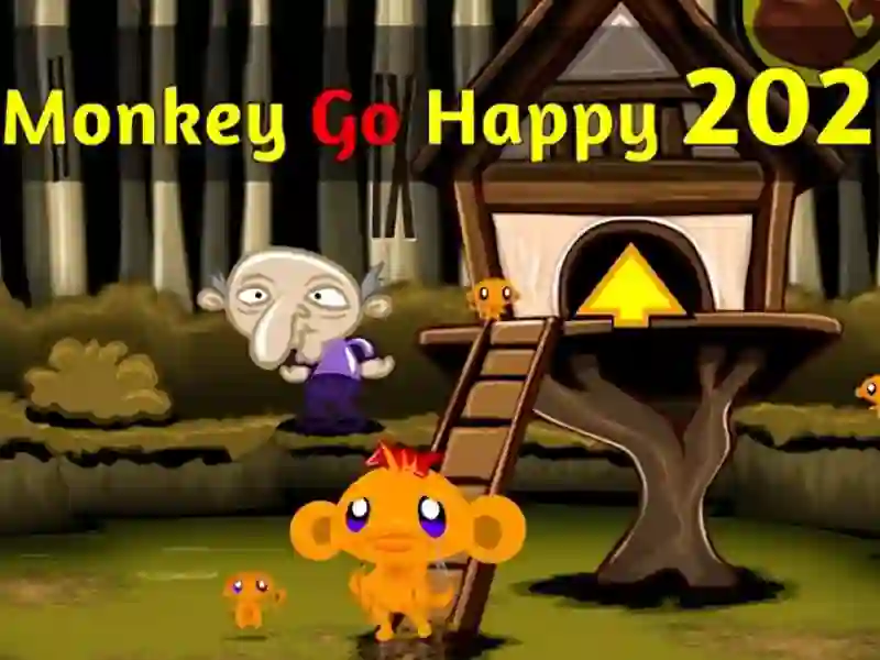 Monkey Go Happy Stage 202 — безкоштовна онлайн гра
