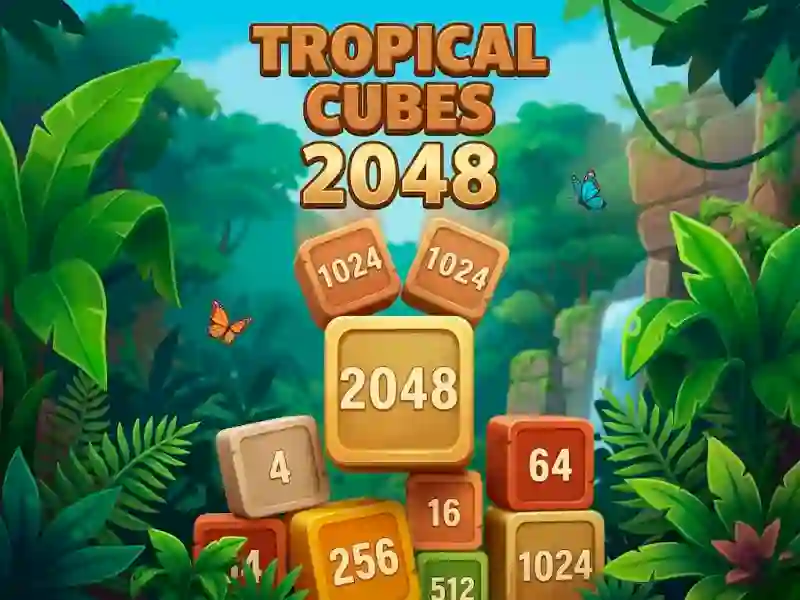 Tropical Cubes 2048 — безкоштовна онлайн гра