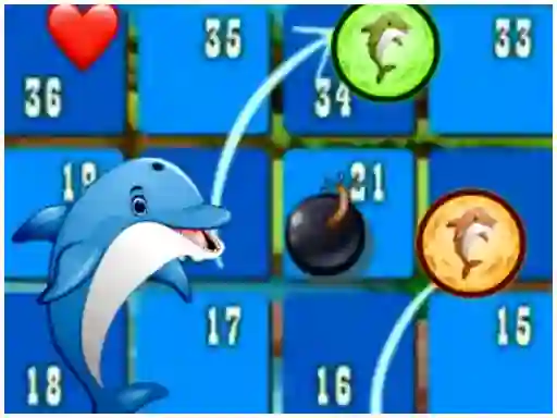 Dolphin Dice Race — безкоштовна онлайн гра