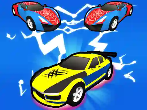 Superhero Car Merge Master — безкоштовна онлайн гра