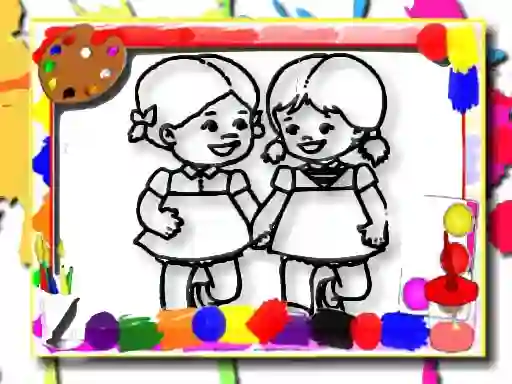 Kids Coloring Time — безкоштовна онлайн гра