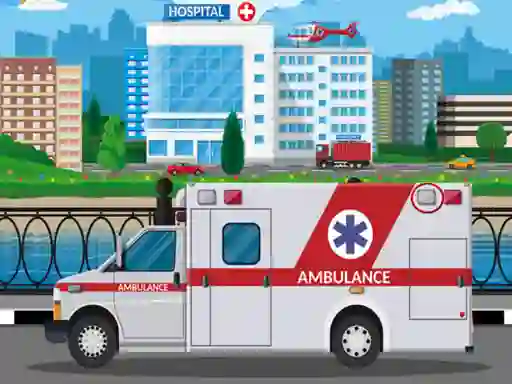 Ambulance Trucks Differences — безкоштовна онлайн гра