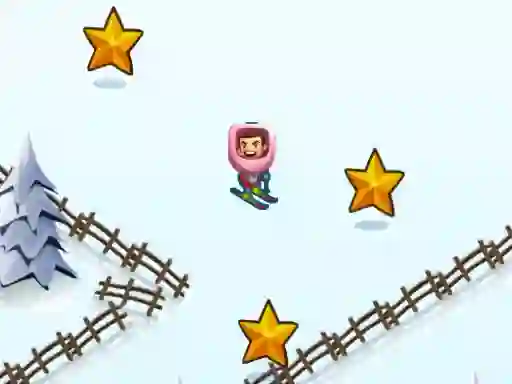 Skibidi ZigZag Snow Ski — безкоштовна онлайн гра