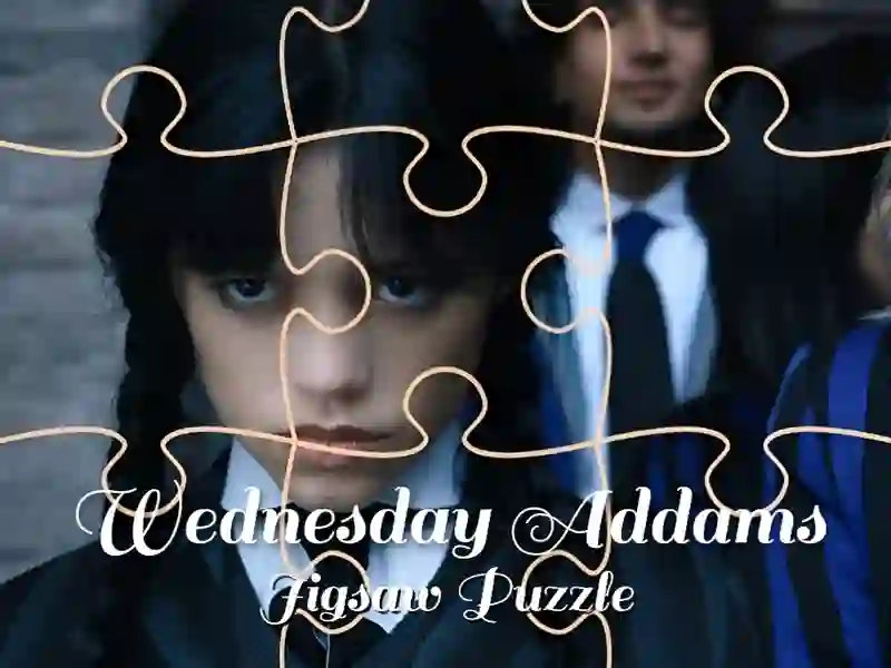 Wednesday Addams Jigsaw Puzzle — безкоштовна онлайн гра