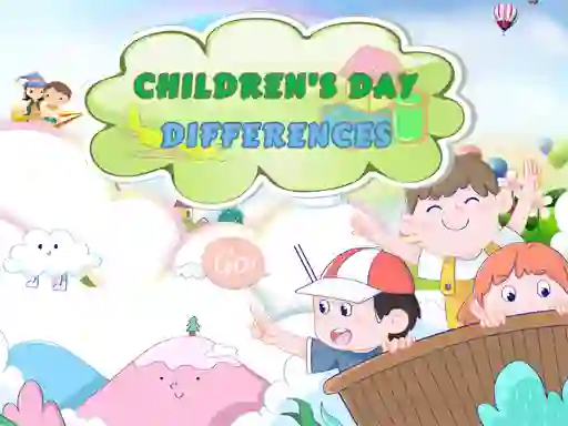 Childrens Day Differences — безкоштовна онлайн гра