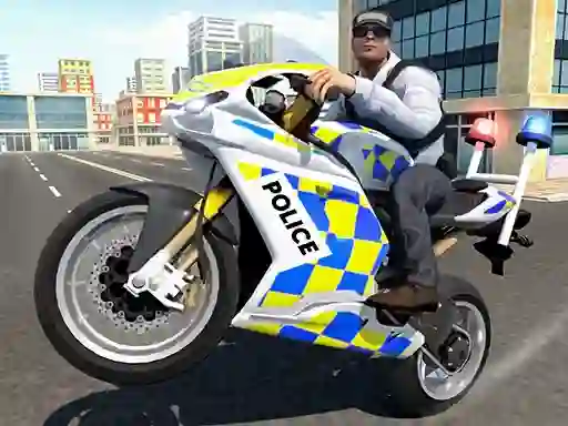 Police Chase Motorbike Driver — безкоштовна онлайн гра