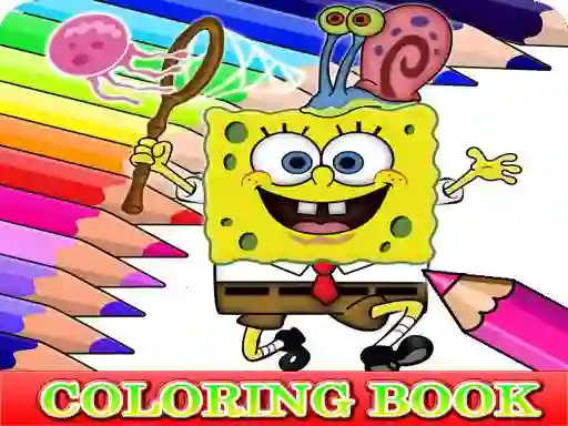 Coloring Book for Spongebob — безкоштовна онлайн гра