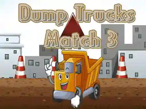 Dump Trucks Match 3 — безкоштовна онлайн гра