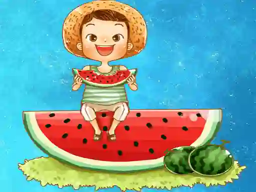 Watermelon and Drinks Puzzle — безкоштовна онлайн гра