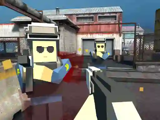 Pixel Factory Battle 3D.io — безкоштовна онлайн гра