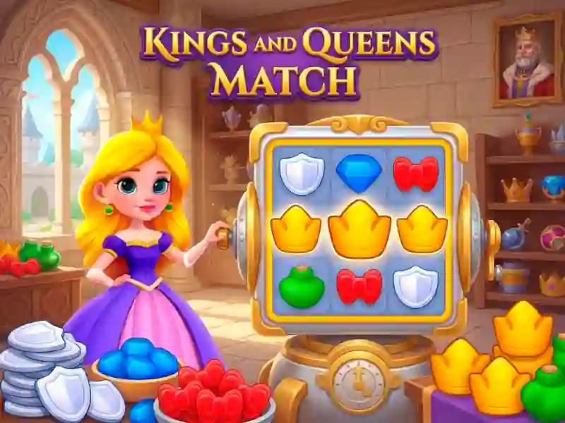 Kings and Queens Match — безкоштовна онлайн гра