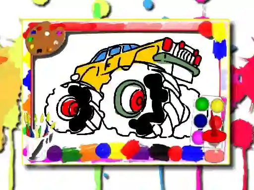Monster Truck Coloring Book — безкоштовна онлайн гра