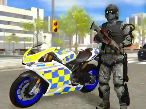 Police Bike City Simulator — безкоштовна онлайн гра
