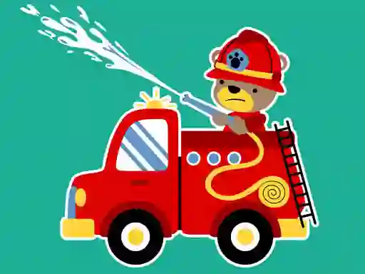 Animal Firetrucks Match 3 — безкоштовна онлайн гра