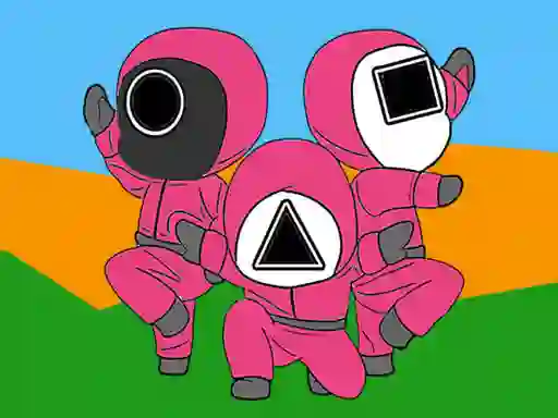 Squid Coloring Book — безкоштовна онлайн гра