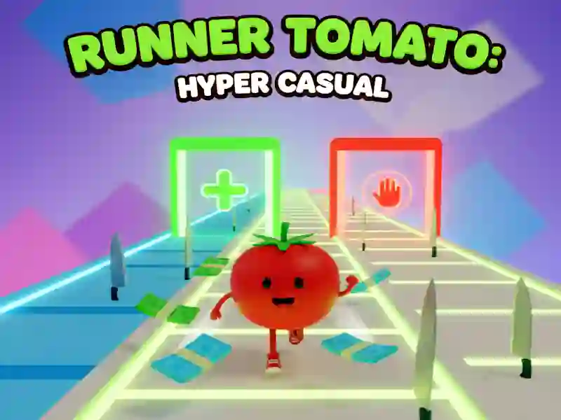Runner Tomato: Hyper Casual — безкоштовна онлайн гра