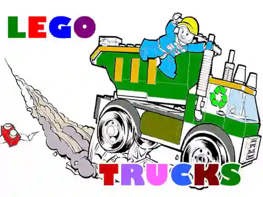 Lego Trucks Coloring — безкоштовна онлайн гра