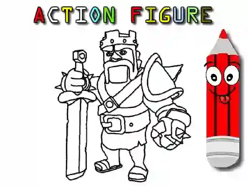 Back To School: Action Figure Coloring — безкоштовна онлайн гра