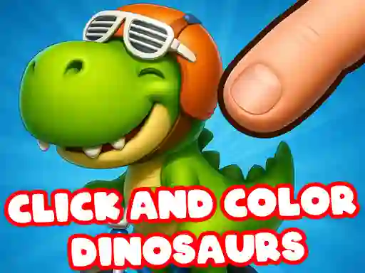 Click And Colors Dinosaurs — безкоштовна онлайн гра