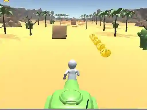3D Desert Parkour — безкоштовна онлайн гра