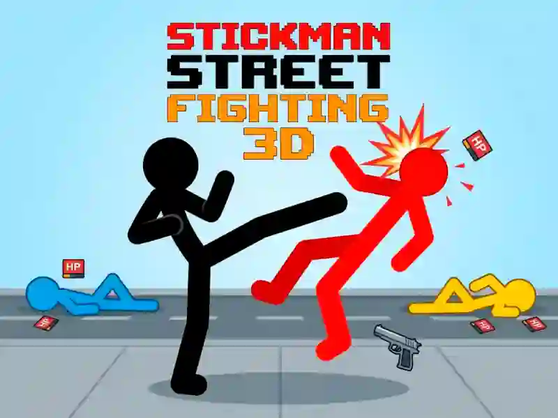 Stickman Street Fighting 3d — безкоштовна онлайн гра