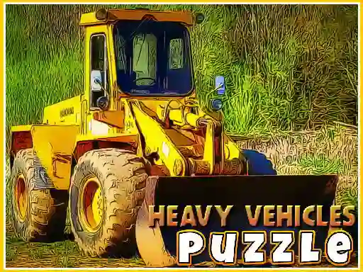 Heavy Vehicles Puzzle — безкоштовна онлайн гра