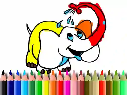 Back To School: Elephant coloring — безкоштовна онлайн гра