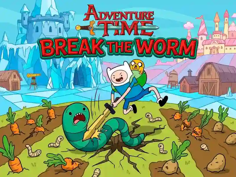 Adventure Time Break the Worm — безкоштовна онлайн гра