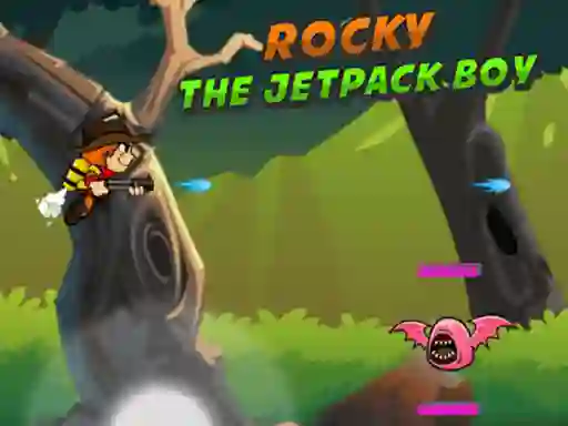 Rocky The Jetpack Boy — безкоштовна онлайн гра