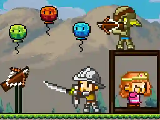 Pixel Archer Save The Princess — безкоштовна онлайн гра