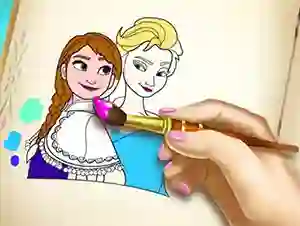 Ice Kingdom Coloring Book — безкоштовна онлайн гра