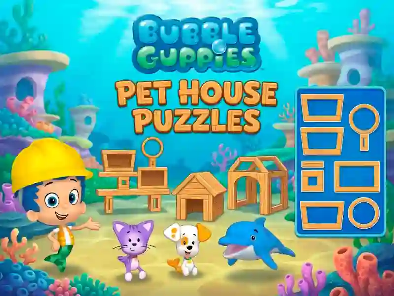 Bubble Guppies Pet House Puzzles — безкоштовна онлайн гра