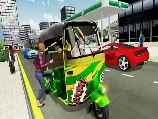 Indian Tricycle Rickshaw Simulator — безкоштовна онлайн гра